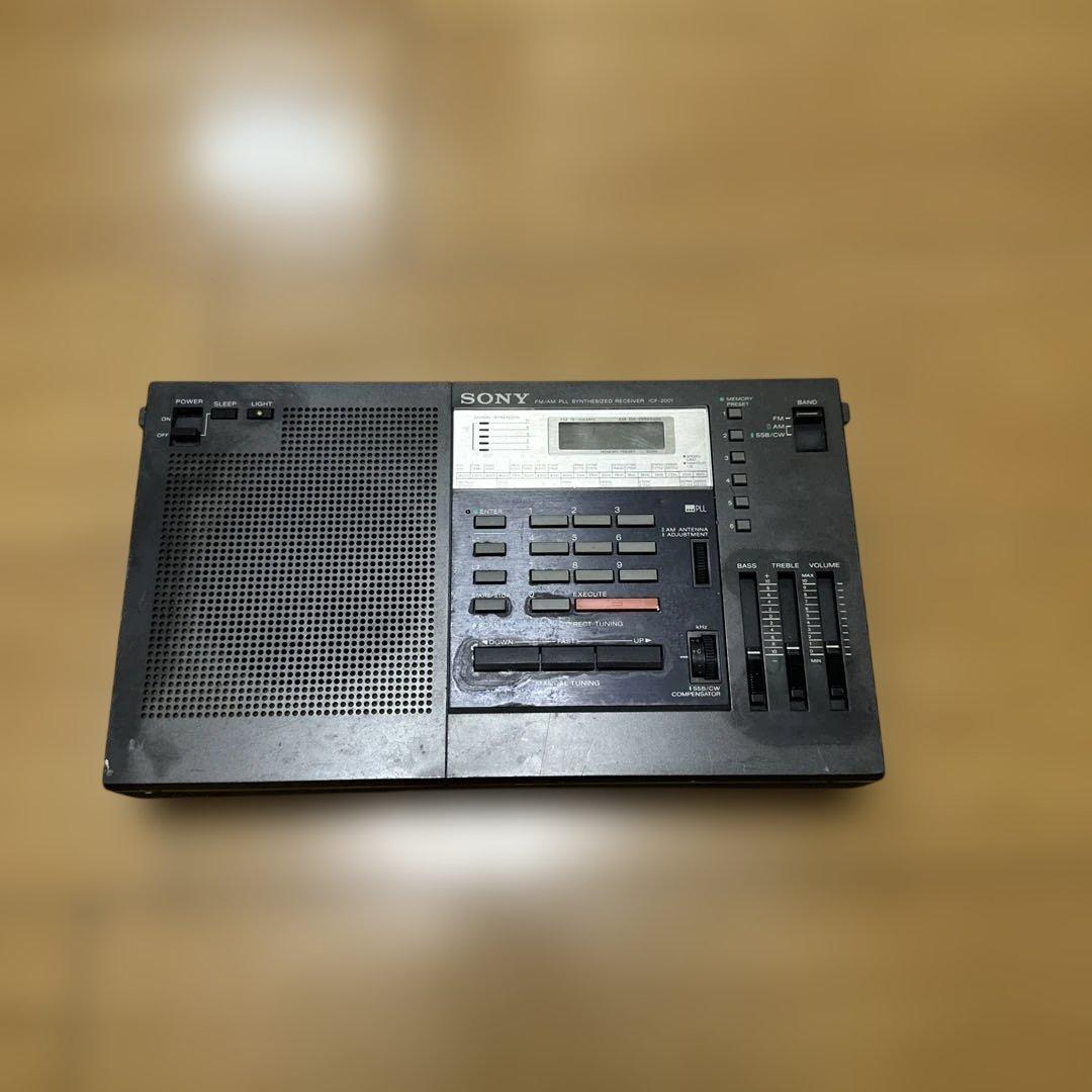 SONY 2バンドレシーバーラジオ ICF-2001 ジャンク - メルカリ