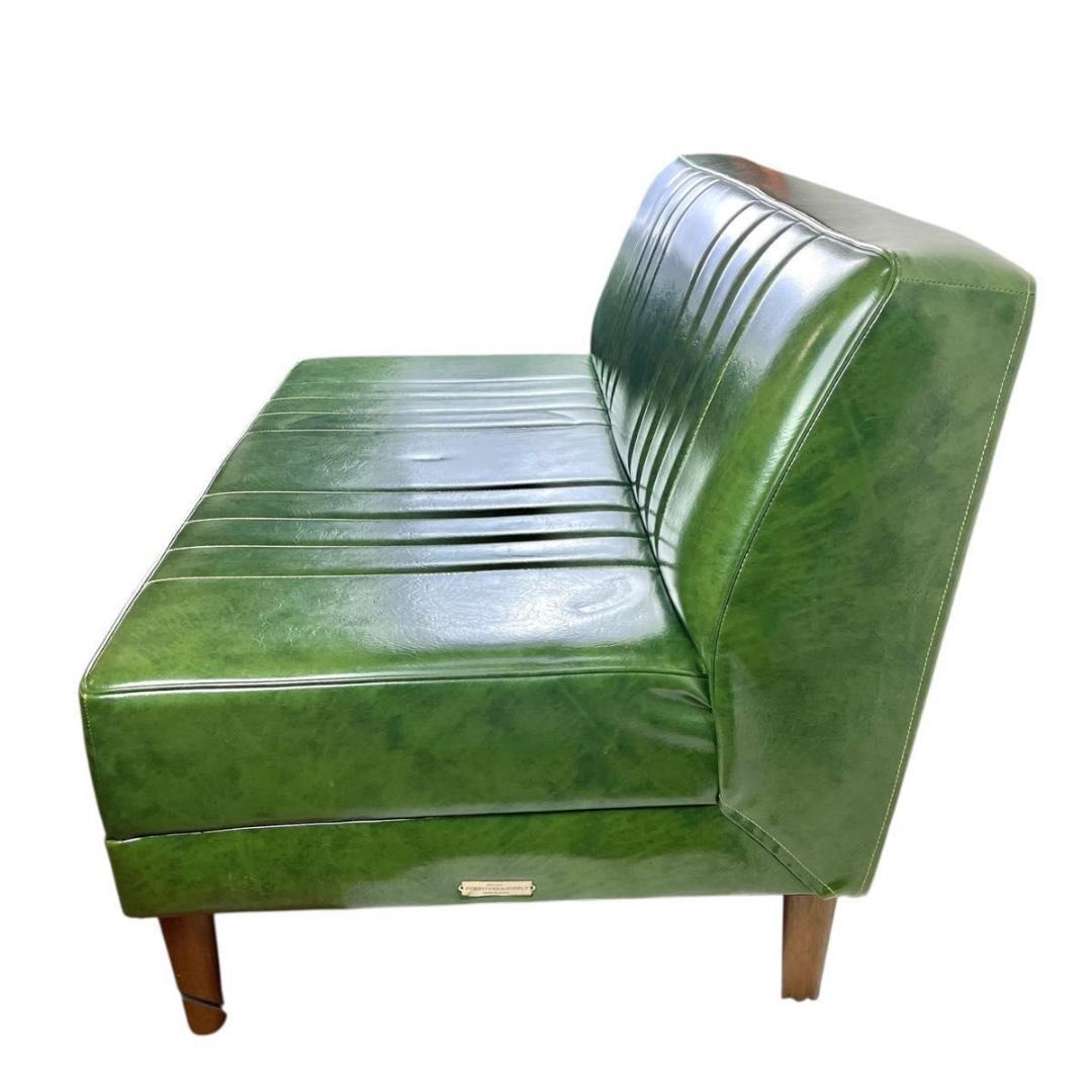 極美品✨️niko and 】クラシックダイニング ソファ グリーン