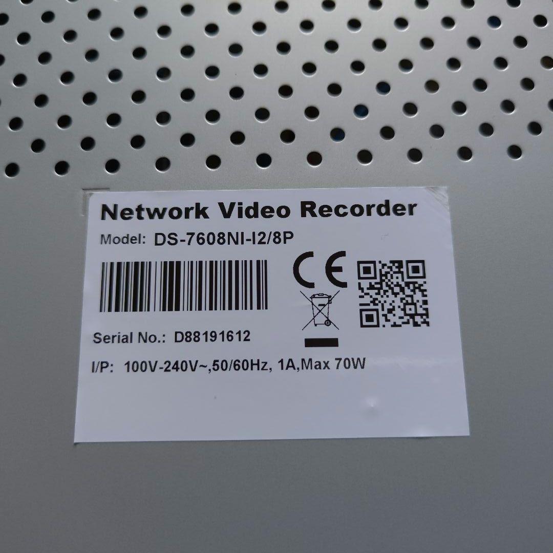 HIKVISION NVRネットワークビデオレコーダーPOE 3.84t SSD