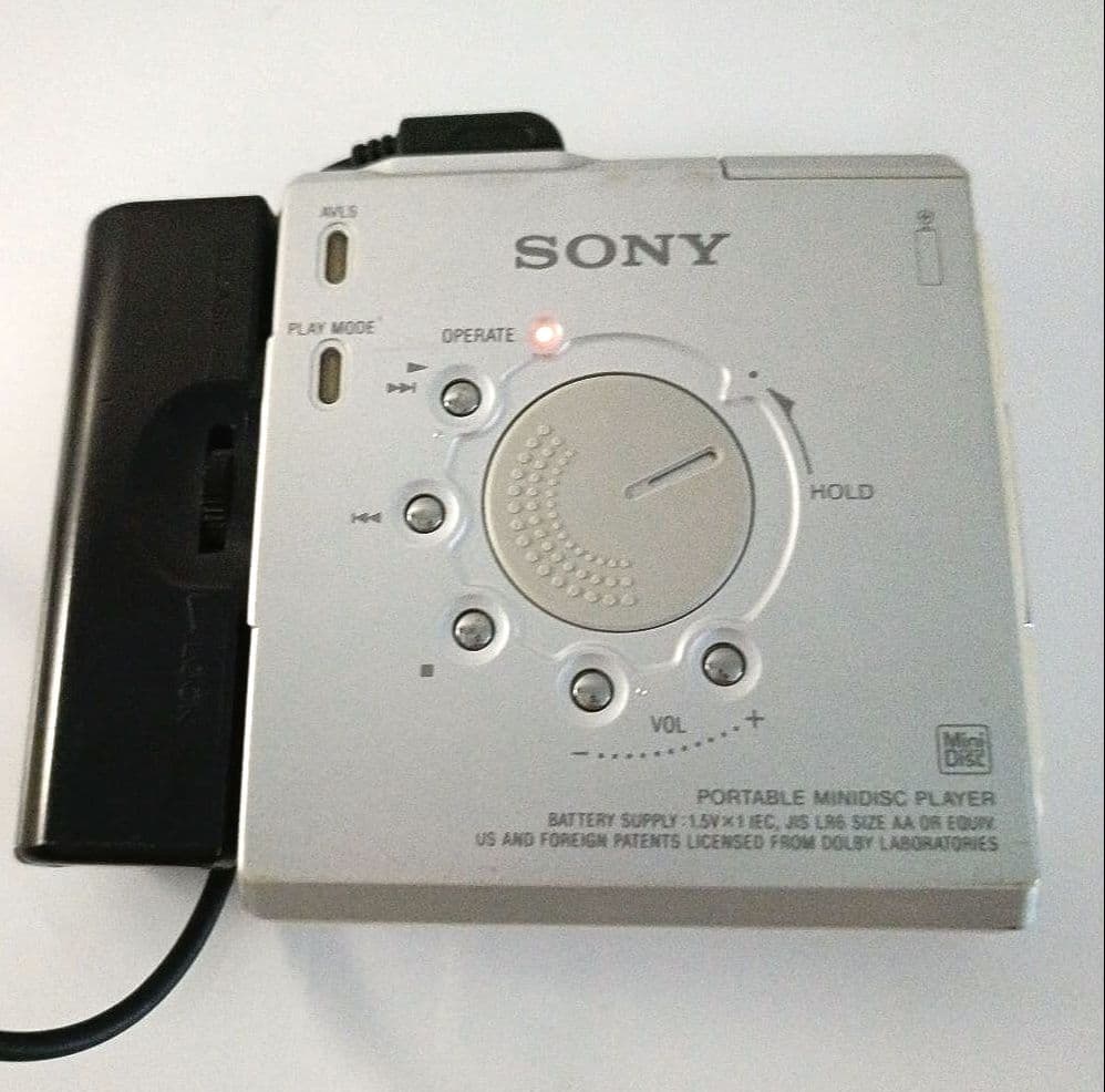 SONY MDウォークマンMZ-E500＋中古mini disc25枚 - メルカリ