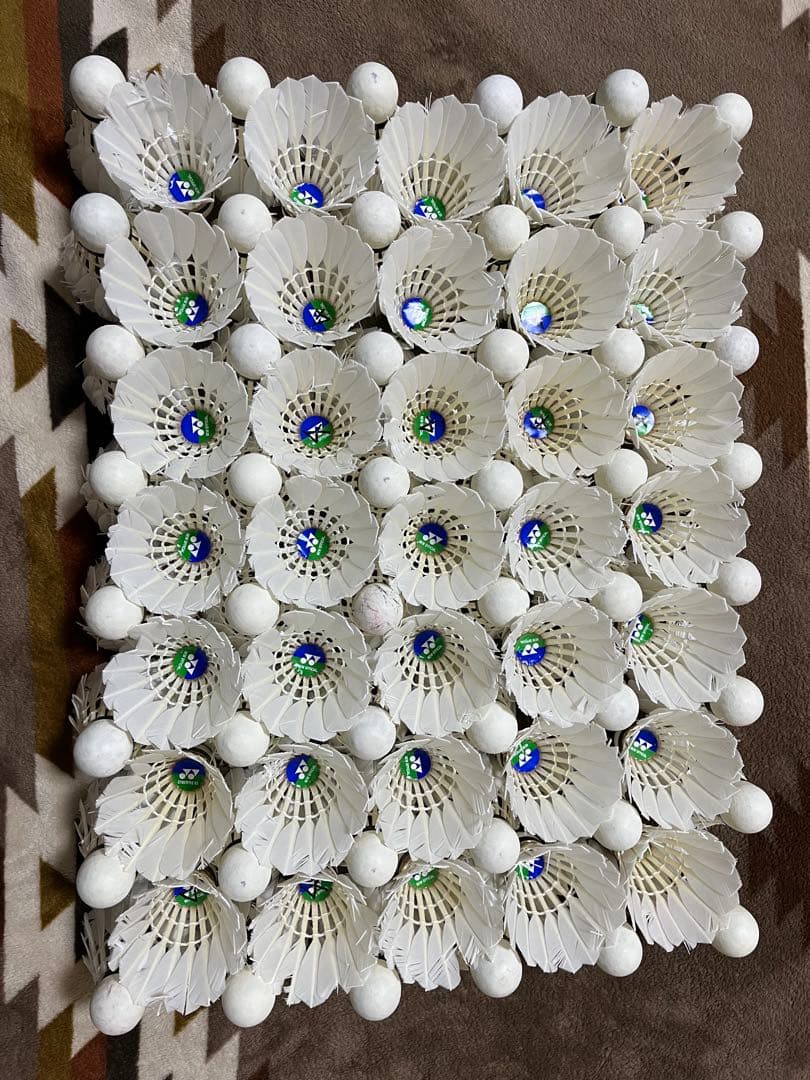 バドミントン シャトル 中古20ダース❗️ 値下げ可❗️ バドミントン シャトル20ダース 練習用 ラケットフィールドオリジナル