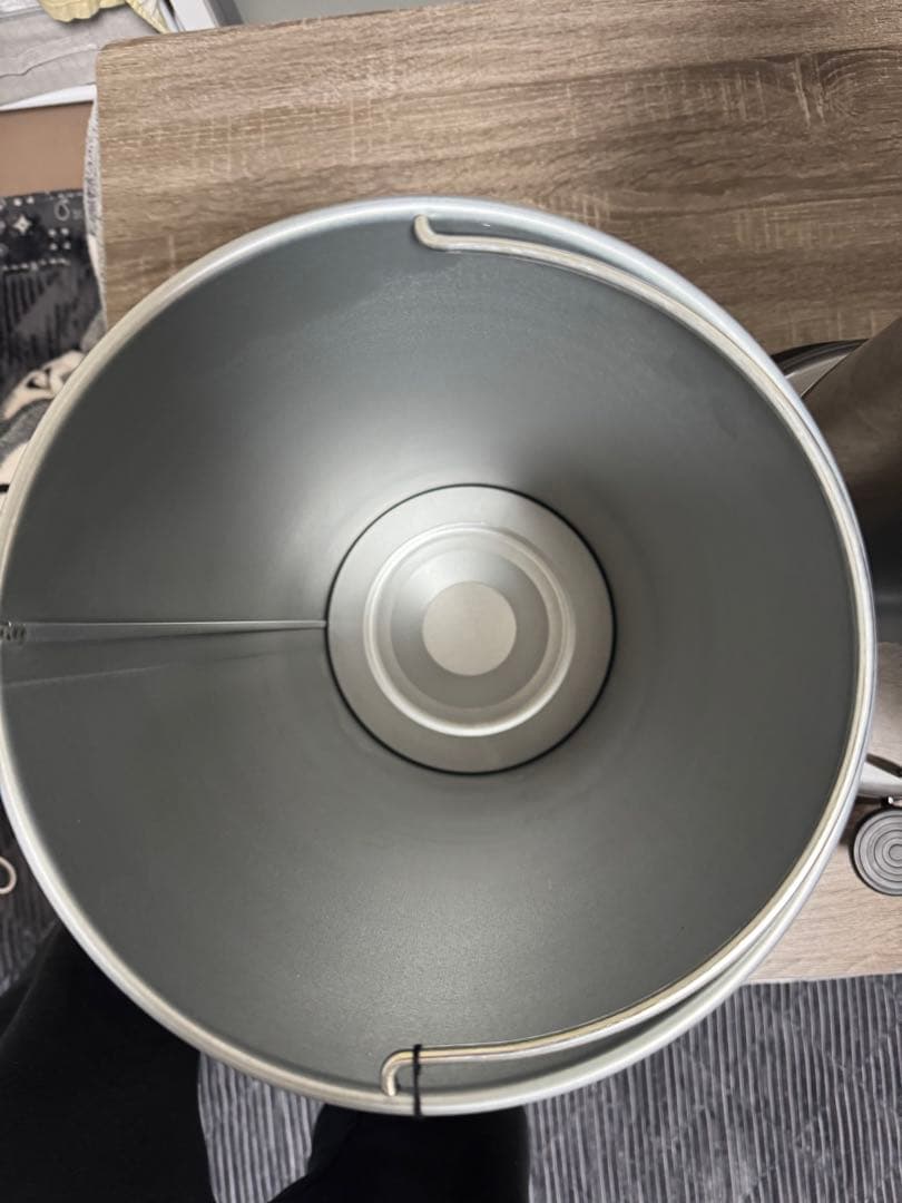 《未使用》ウェスコごみ箱20L メタルグレー ペダルピン&メタルライナー