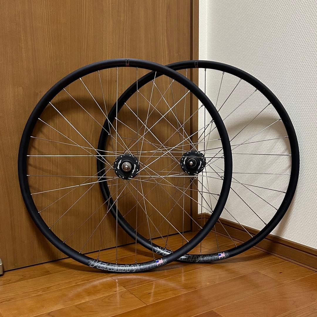 650b ピスト用ホイール前後 VELOCITY GRAN COMPE - メルカリ