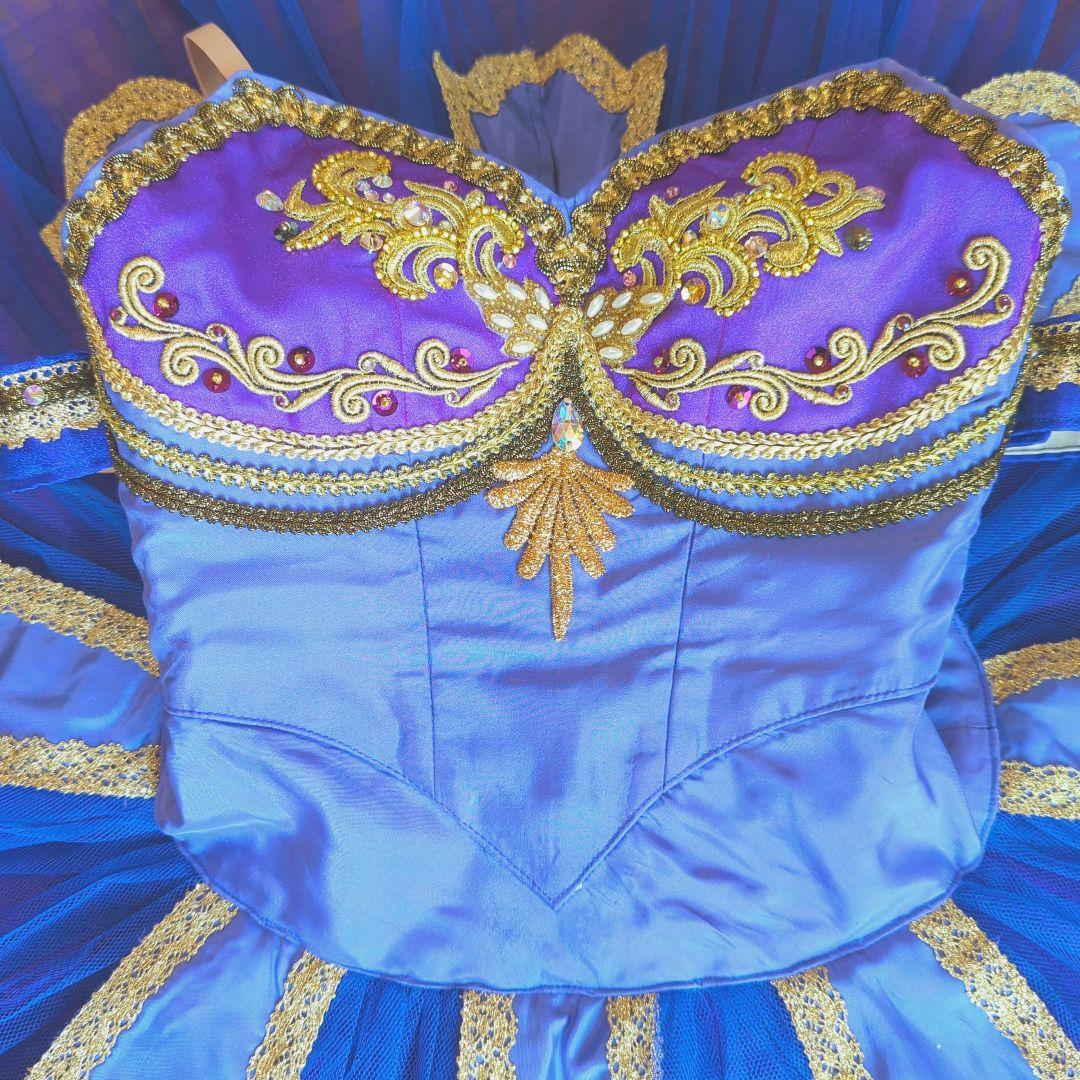 リメイク／バレエ衣装／チュチュ／青×紫／海賊など／バレリーナ - メルカリ