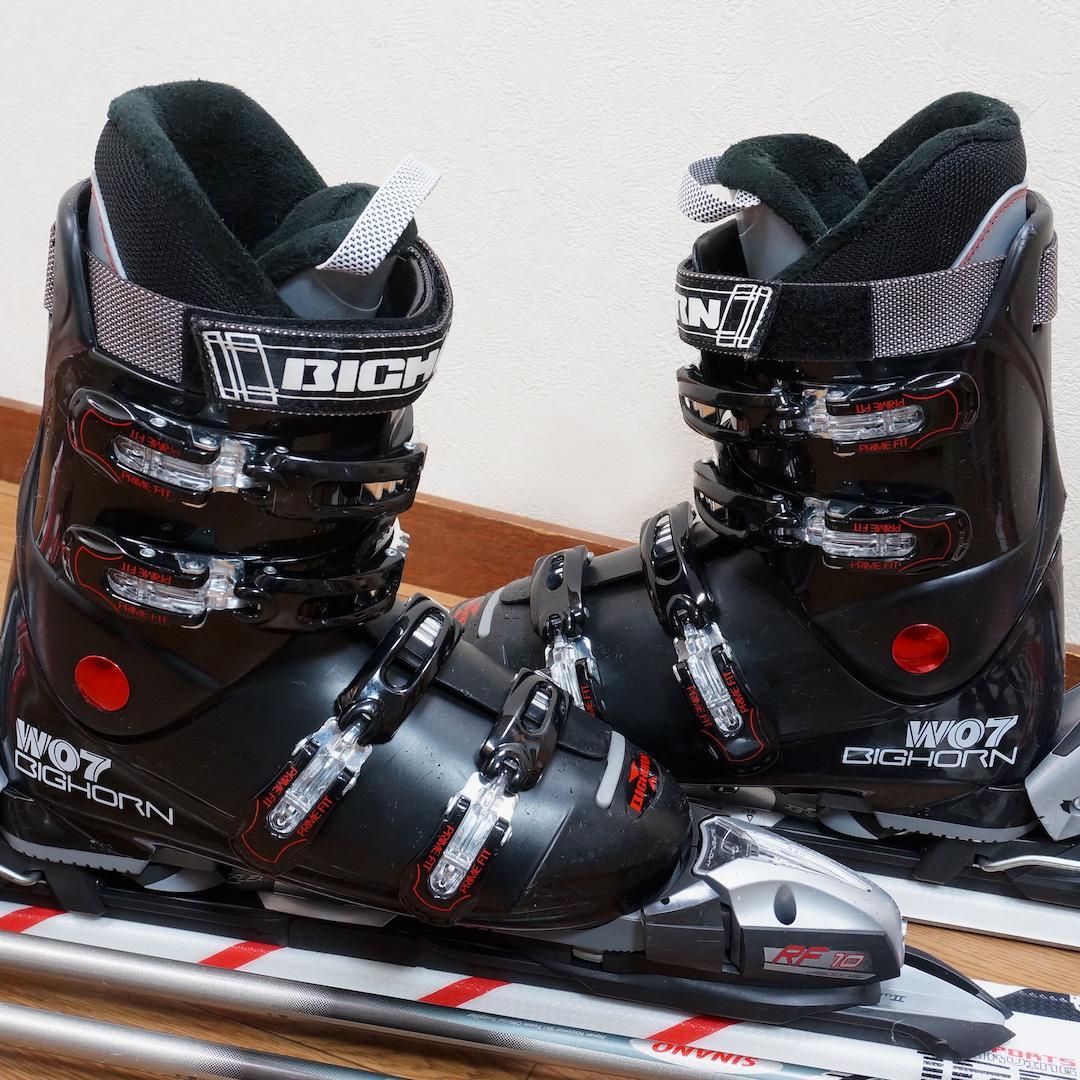 メンテ済 160cm 靴26～26.5cm KASTLE カービングスキーセット