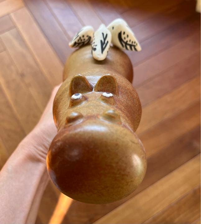 《難あり特価》《希少》Lisa Larson/STORA ZOO (カバと鳥)