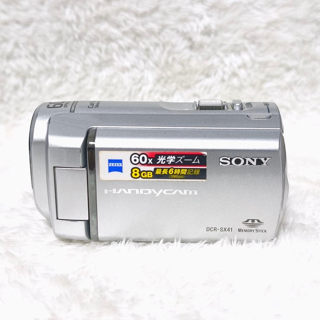 動作未確認】SONY Handycam DCR-SX41 付属品 シルバー - メルカリ