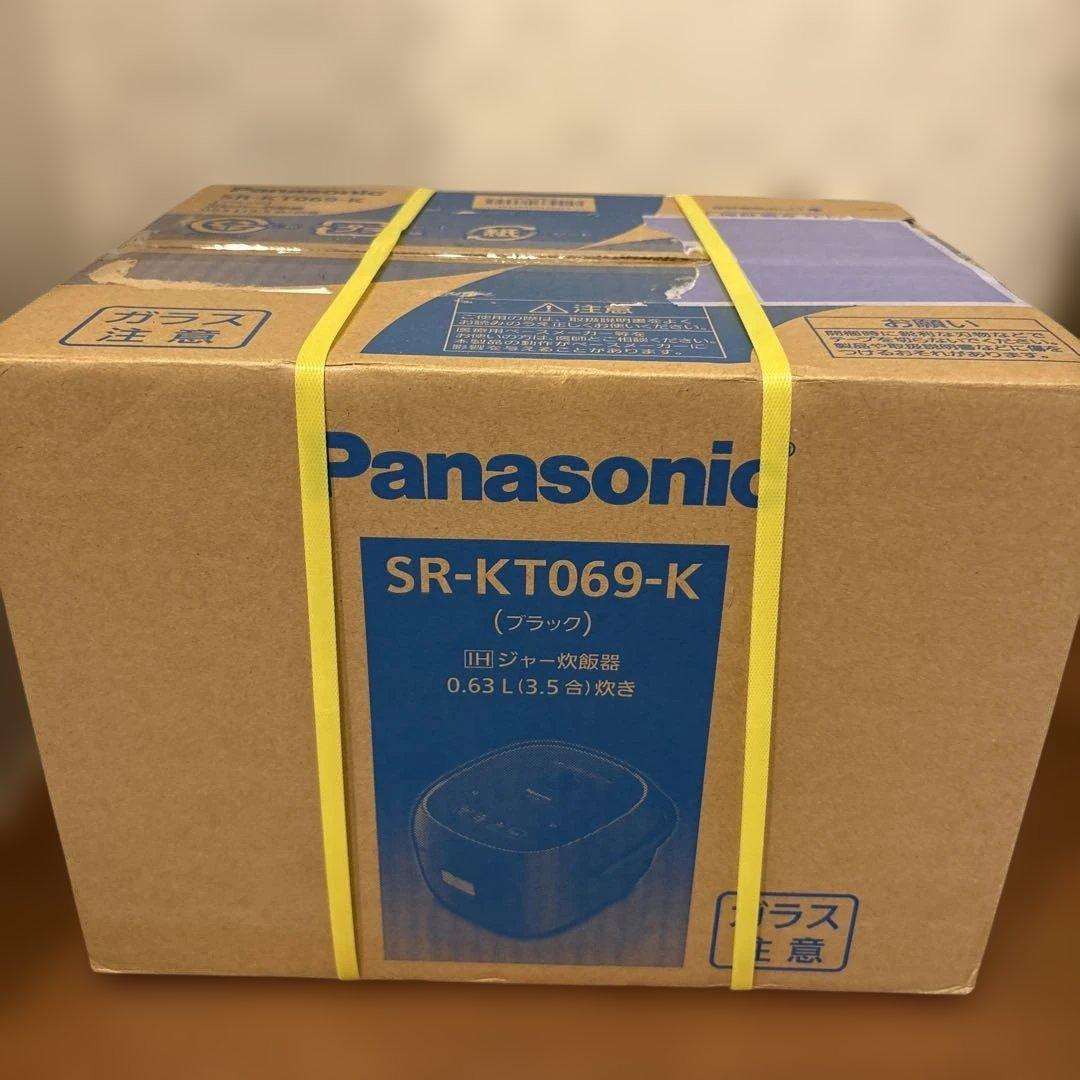 PanasonicIHジャー炊飯器SR-KT069-K (ブラック)3.5合炊き Amazon | パナソニック 炊飯器 3.5合 ひとり暮らし IH式 ブラック SR