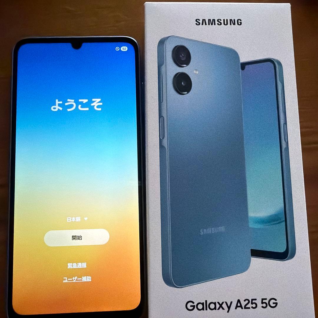 Galaxy A25 5G ブルー SIMフリー - メルカリ