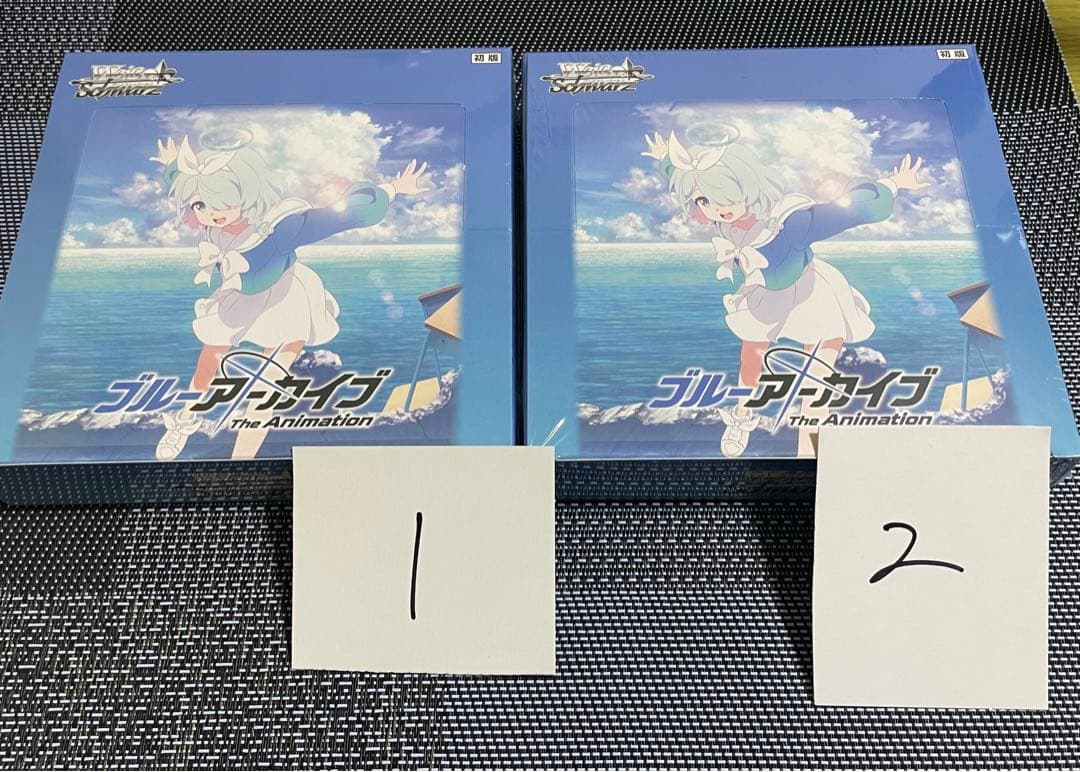 ヴァイスシュヴァルツ ブルーアーカイブ 1BOX初版 シュリンク付き (1