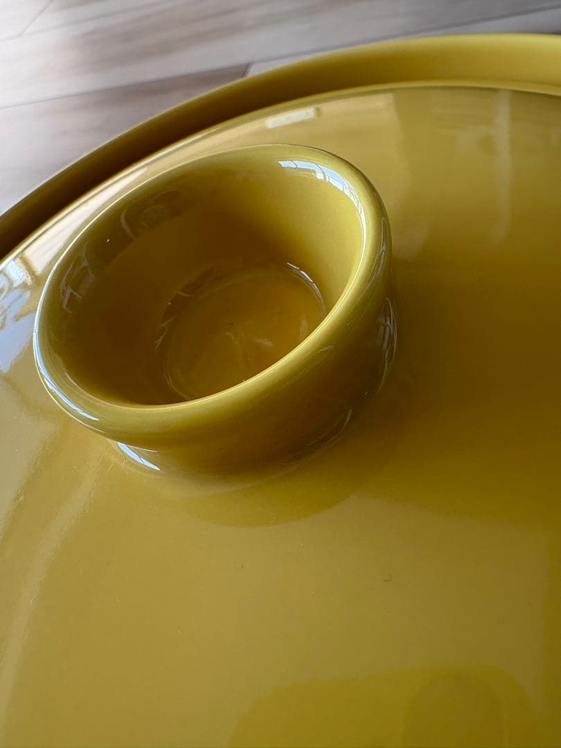 美品★イッタラ ティーマ 蓋付きポット 2.3L ハニー 現行品 北欧食器