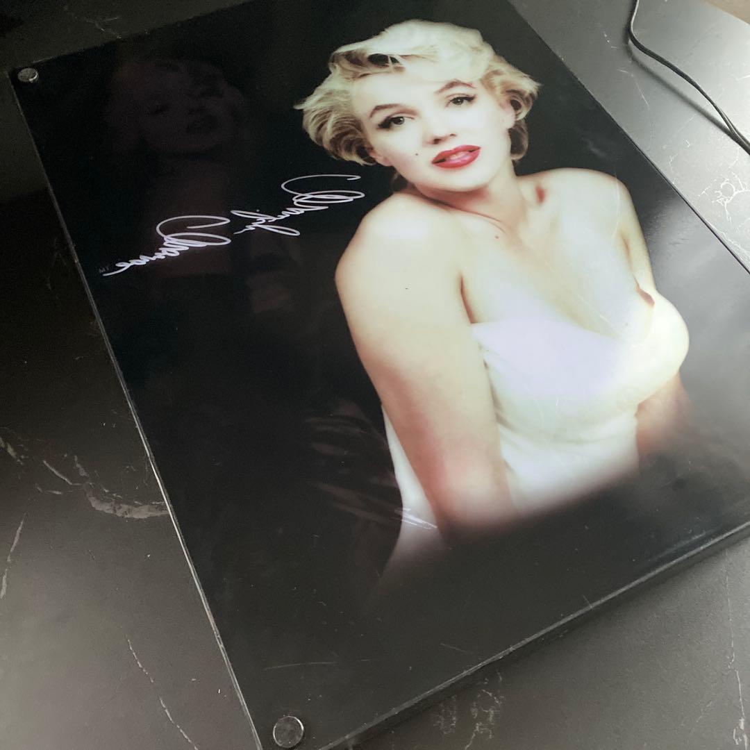Vintage マリリンモンロー 蛍光パネル アートパネル