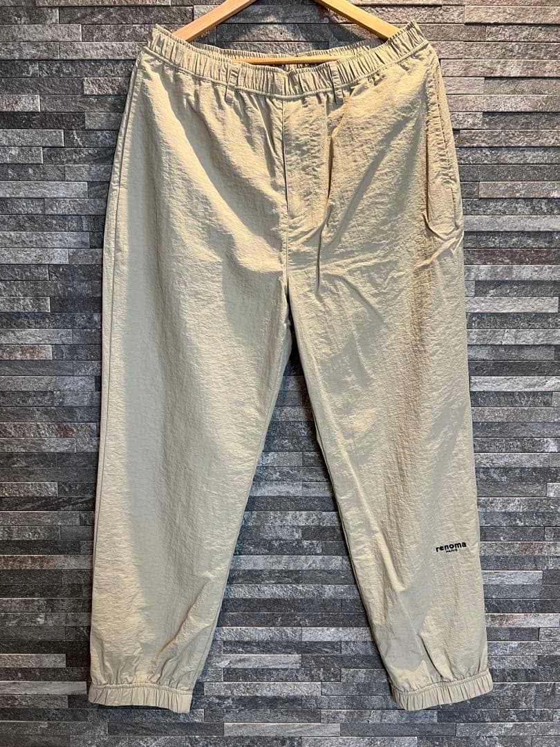 renoma golf ナイロンセットアップ ベージュ 上下XL - メルカリ