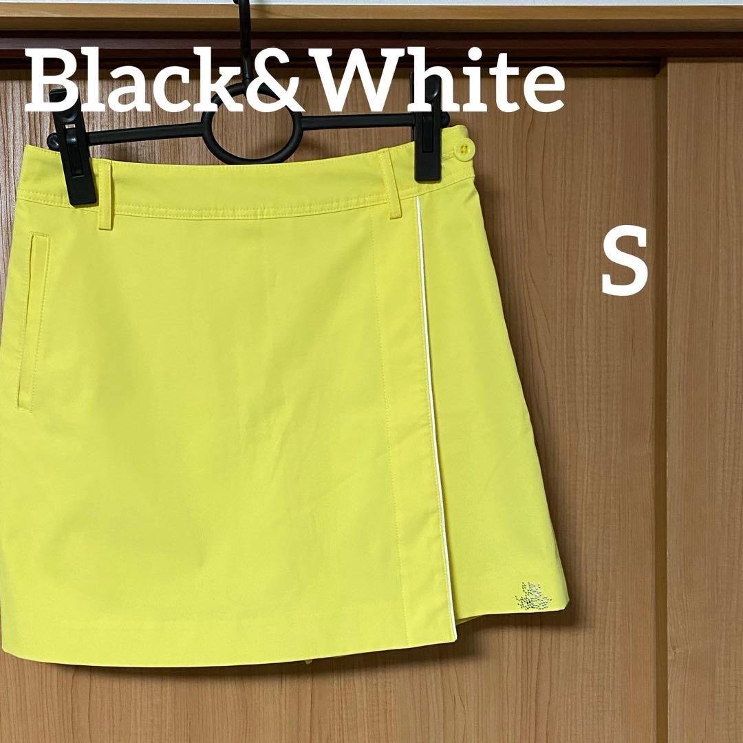Black&White ブラックアンドホワイト ゴルフ スカート 黄色 S - メルカリ