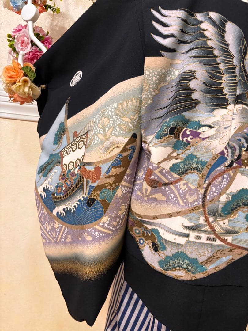 七五三五歳‼️完全️フルセット鷹凛々しい‼️お家からは揃えるなし