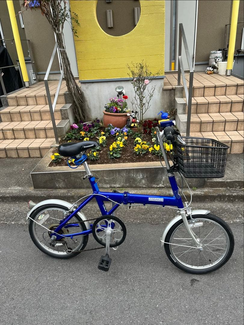 BRIDGESTONE 折り畳み自転車 sneaker light 引取り限定 - メルカリ