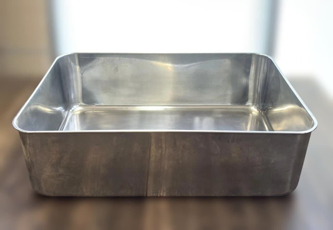 業務用 ステンレス 深型組バット 16号 630mm×440mm×H185mm 楽天市場】18-8ステンレス 深型組バット 16号(44016)46L 636×448mm