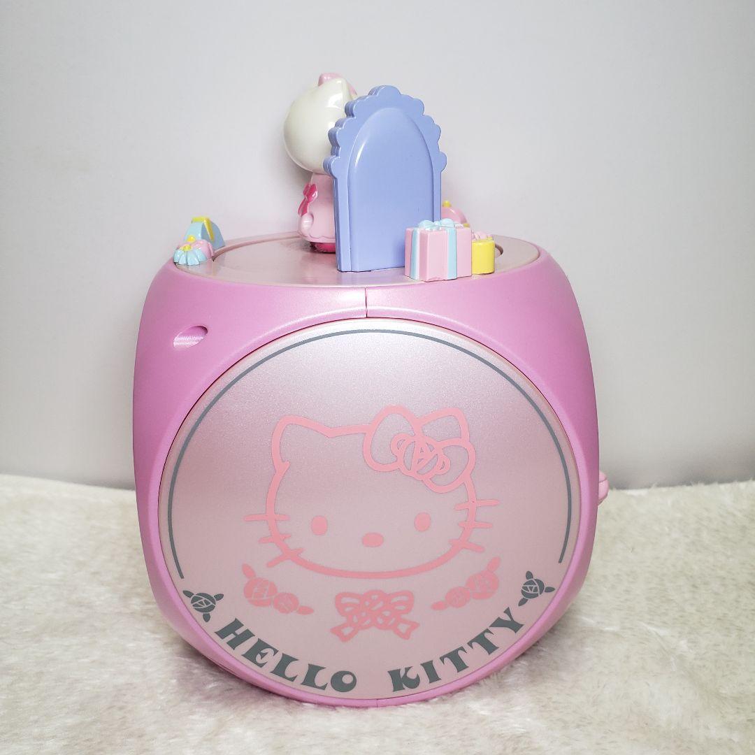 超激レア 動作確認済 サンリオ ハローキティ 回る 動く仕掛け 時計