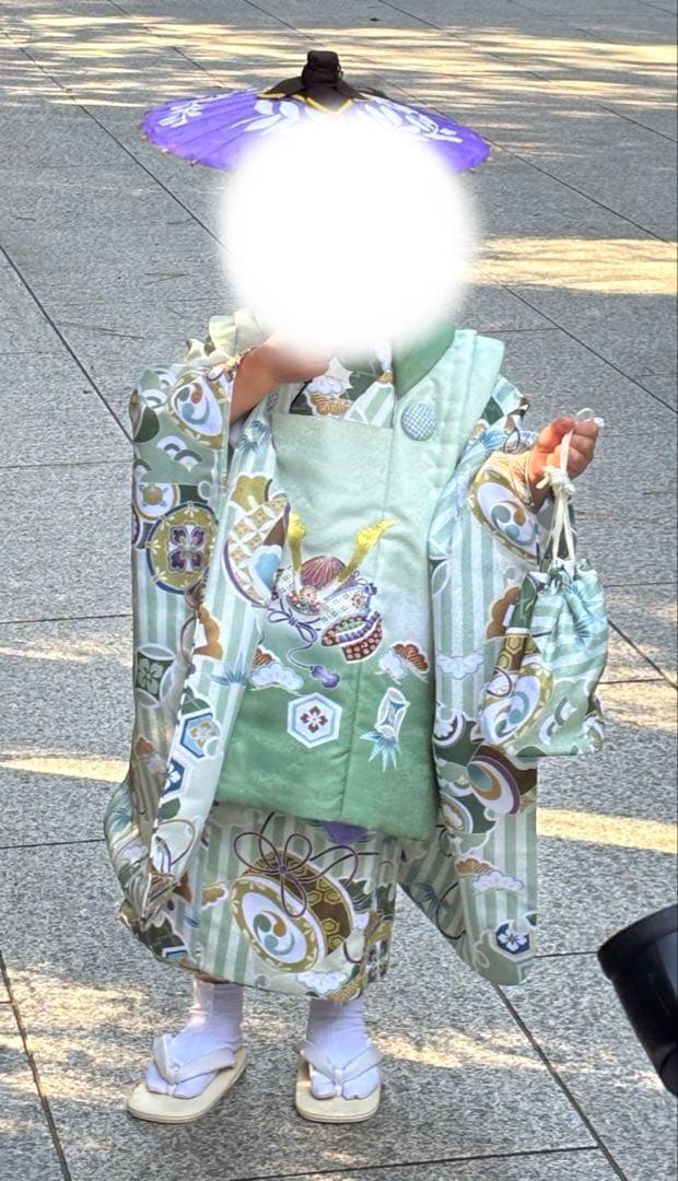 花うさぎ　３歳　男の子　七五三　着物フルセット 楽天市場】七五三 753 着物 3歳 男の子 被布セット 花うさぎ ブランド