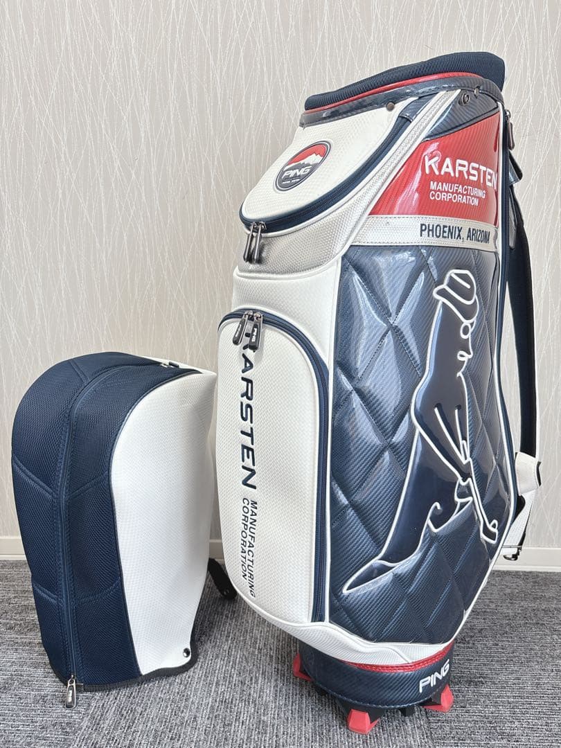 美品❗️PING/KARSTEN 9.5型 キャディバッグで大変希少なモデル - メルカリ