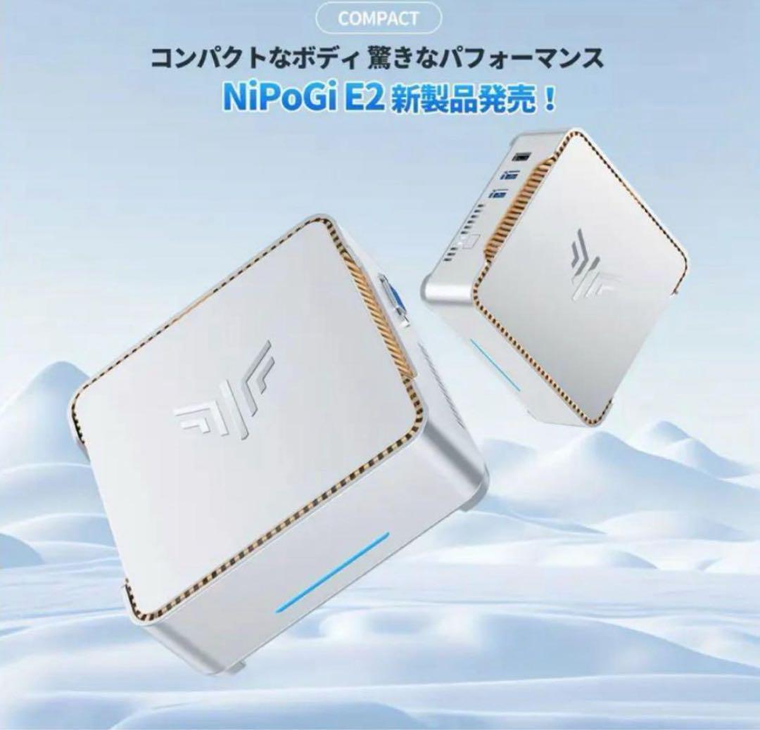 新品・未使用NiPoGi E2 ミニPC N150/8GB/256GB OEM - メルカリ