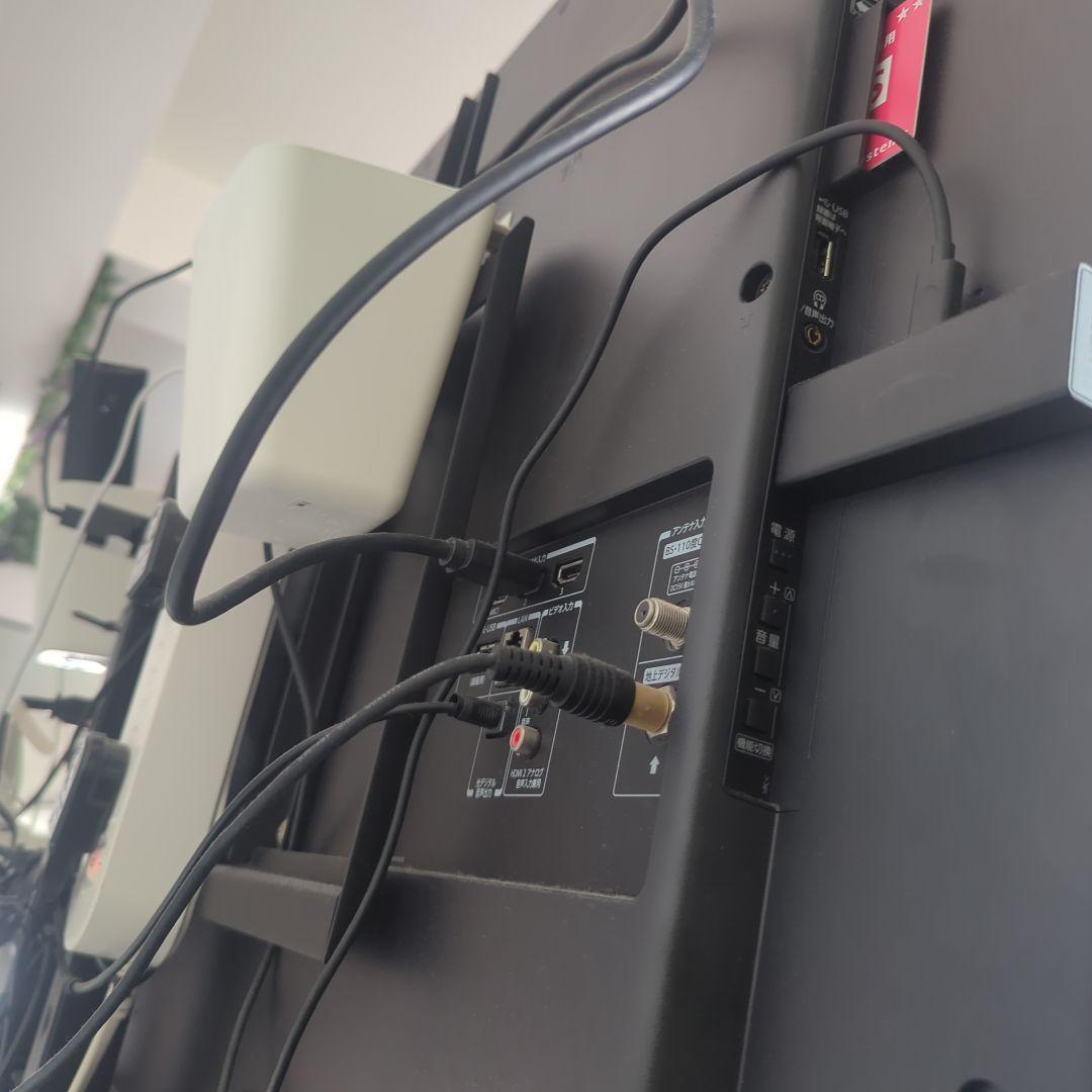 直取引】WALL V3液晶テレビ50インチ 外付けスピーカースタンド付き