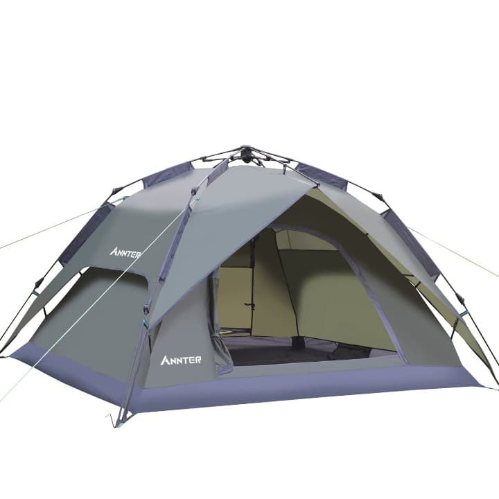 ANNTER ワンタッチテント テント ３～４人用 Amazon.co.jp: [ANION] テント ワンタッチテント 3～4人用 撥水加工