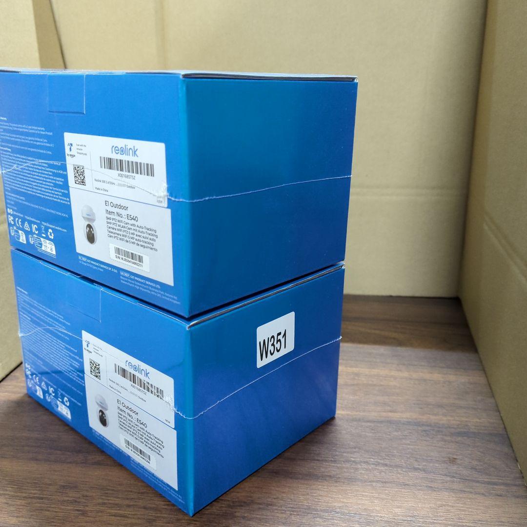 2点Reolink 防犯カメラ 屋外 3倍光学ズーム E1 Outdoor 新品 - メルカリ