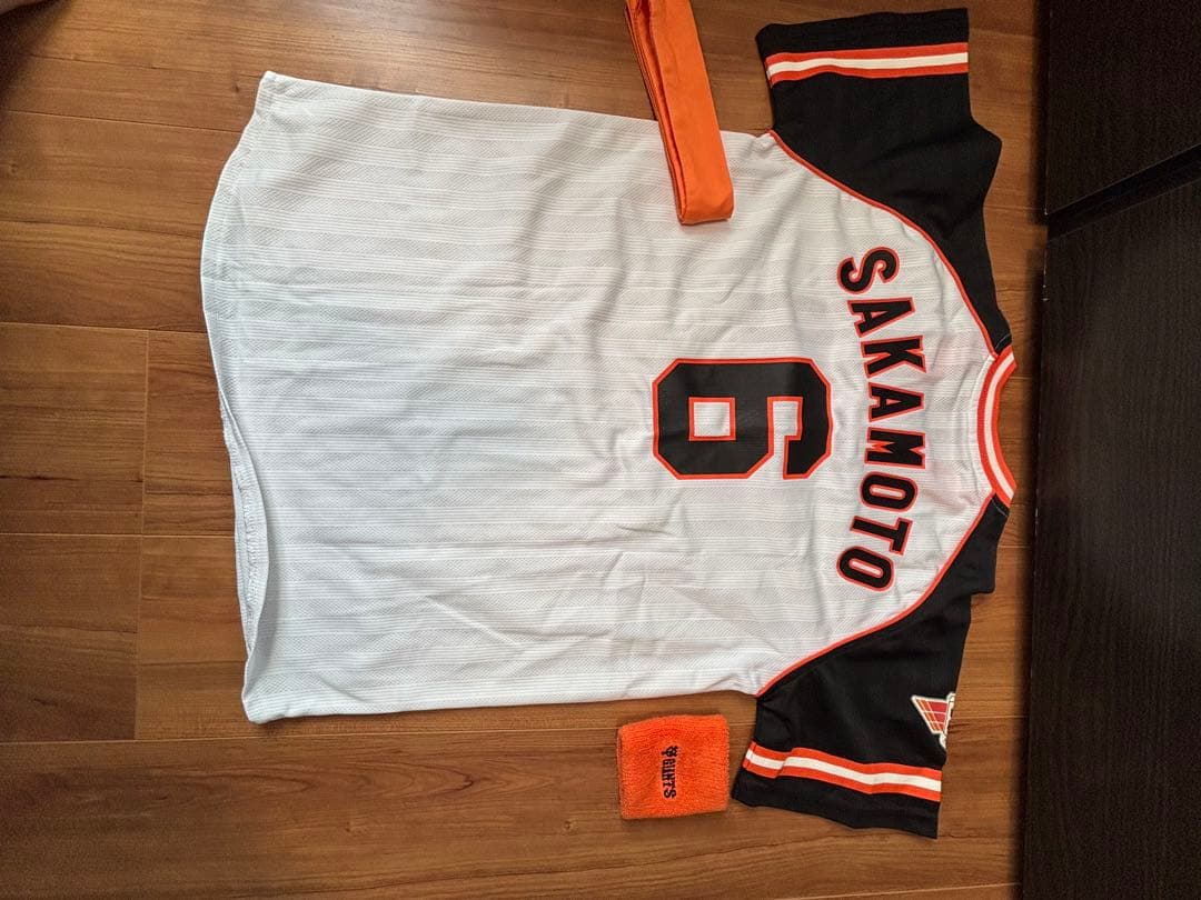 読売ジャイアンツ ユニフォーム 坂本勇人6番 リストバンド はちまき