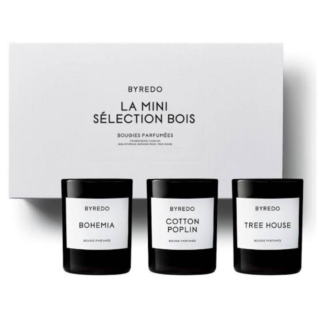 【新品半額】BYREDO LA MINI SÉLECTION ミニキャンドル3個 アルター キャンドル 240g｜ 家と家族の神聖さ