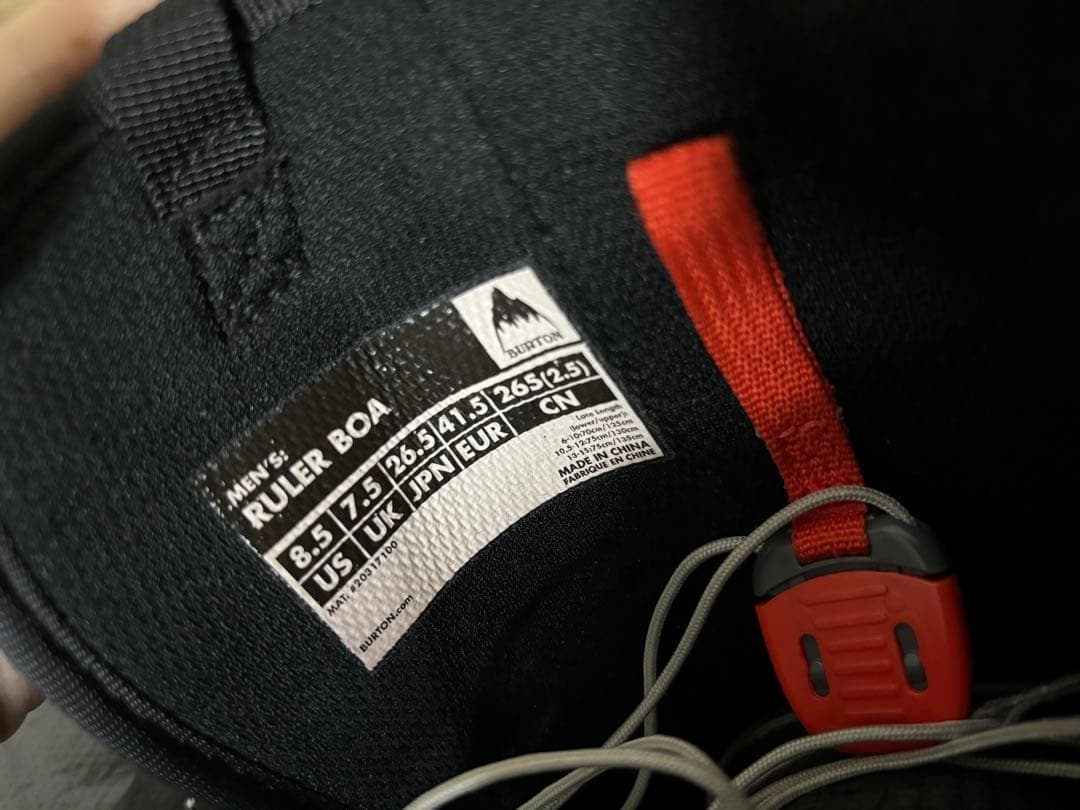 BURTON RULER スノーボードブーツ 26.5cm メンズ