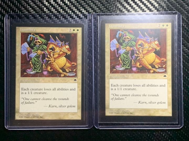 MTG Humility ×2／謙虚 2枚セット - マジック：ザ・ギャザリング販売 中
