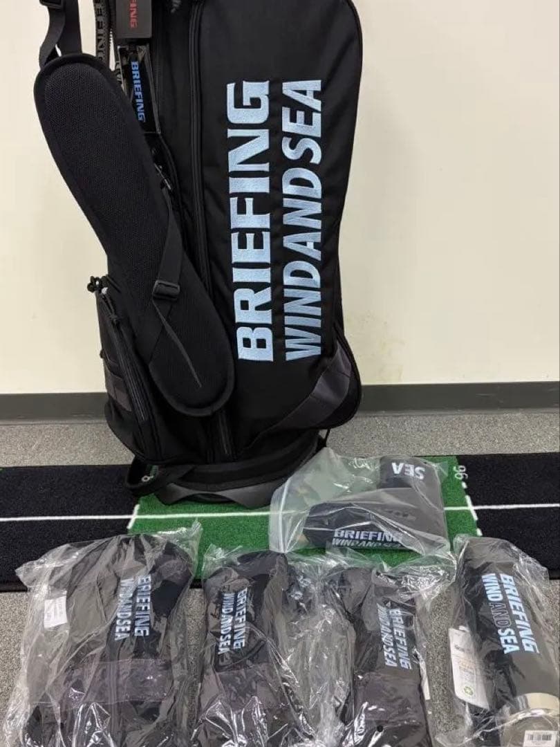 ブリーフィング×ウィンダンシー キャディバッグ ヘッドカバー 6点
