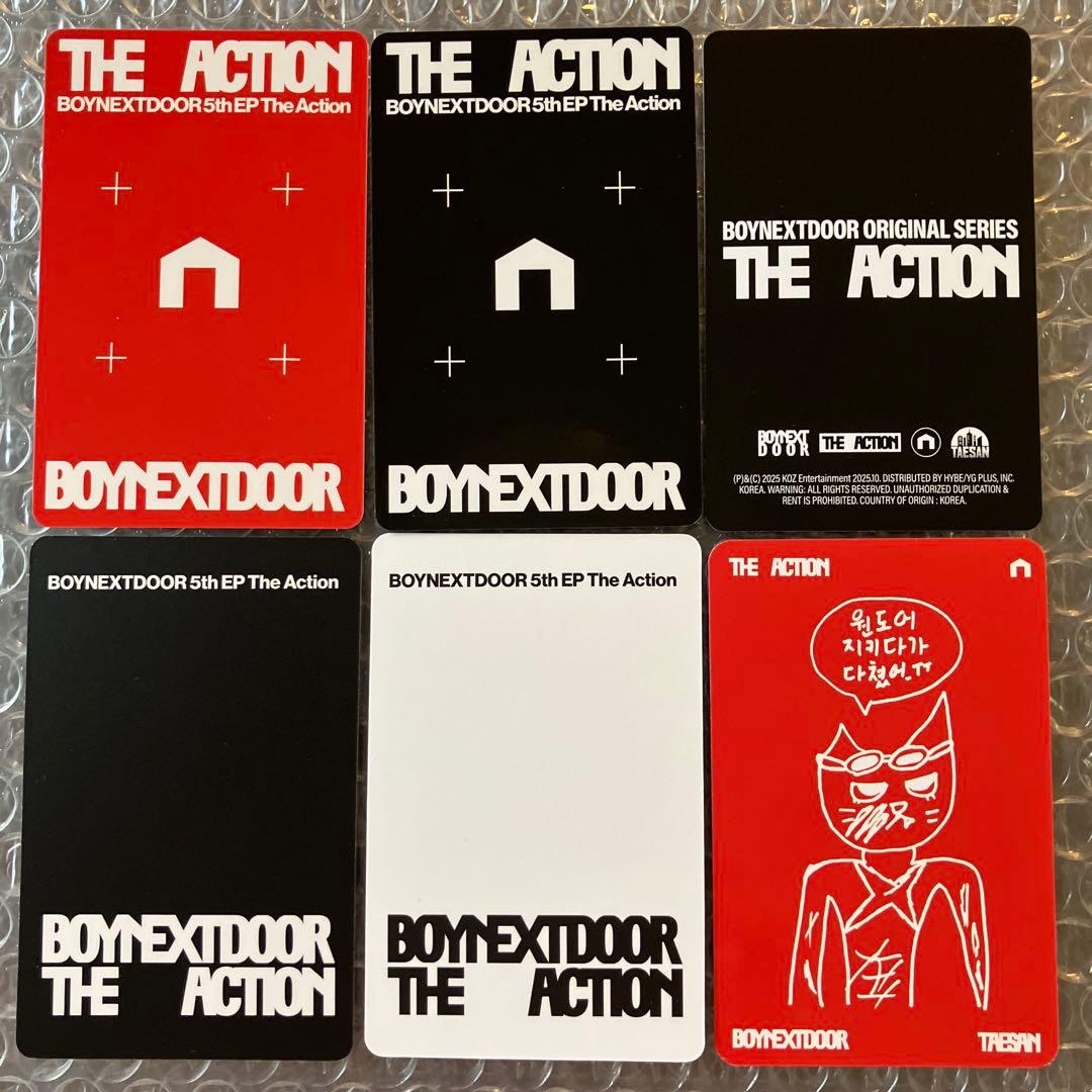 テサン】 『The Action』 トレカ6枚セット BOYNEXTDOOR - メルカリ