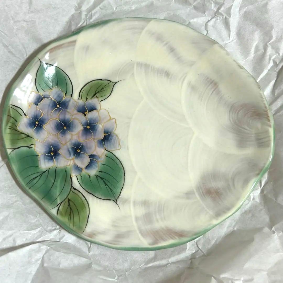 元箱 未使用】京焼 清水焼 陶葊 陶あん 花変り 銘々皿 5