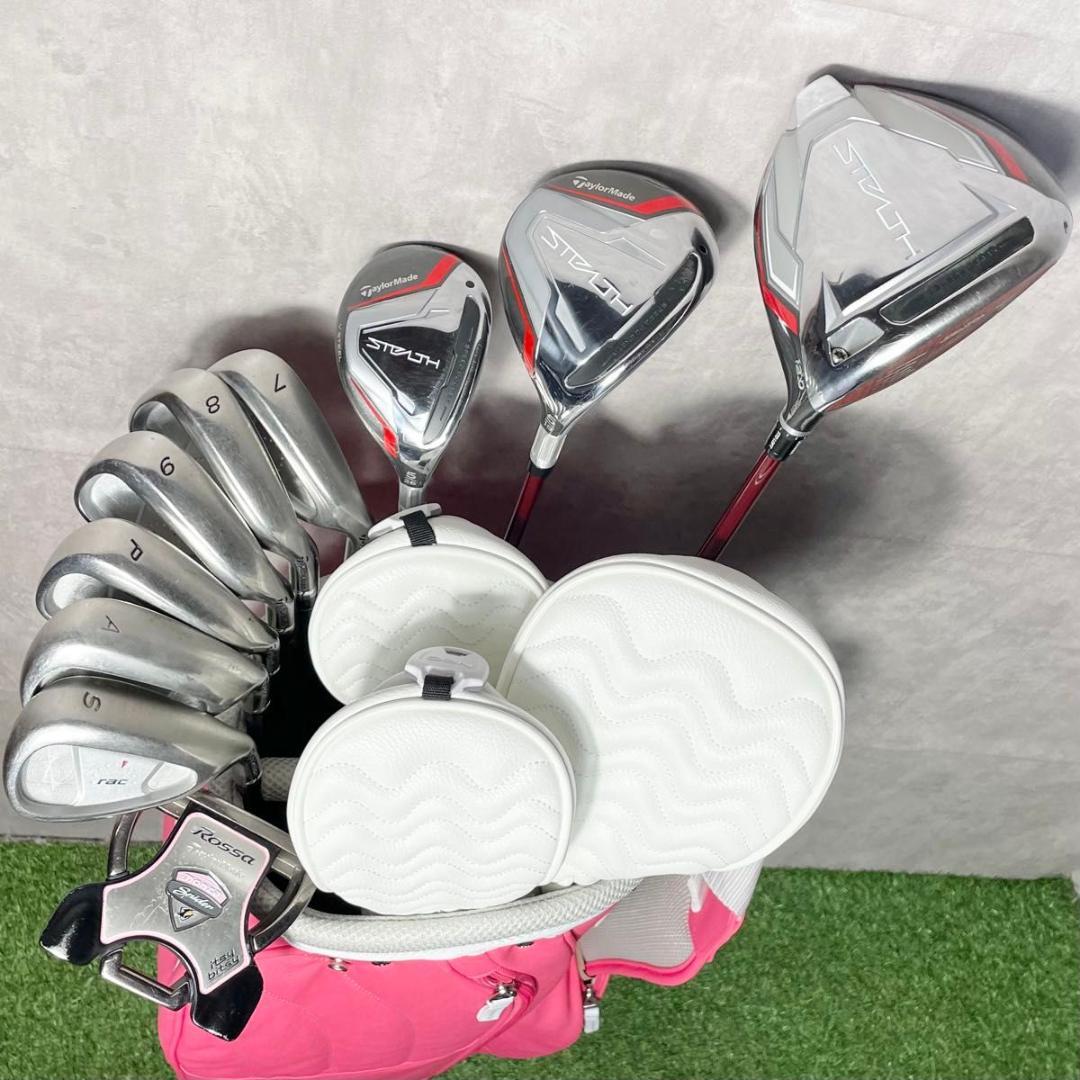 バッグ新品】テーラーメイド ステルス ゴルフクラブセット 豪華10本 L