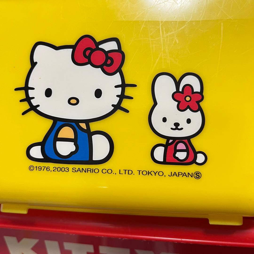 希少】ハローキティ おもちゃ箱 収納BOX 2003年 平成レトロ 当時物