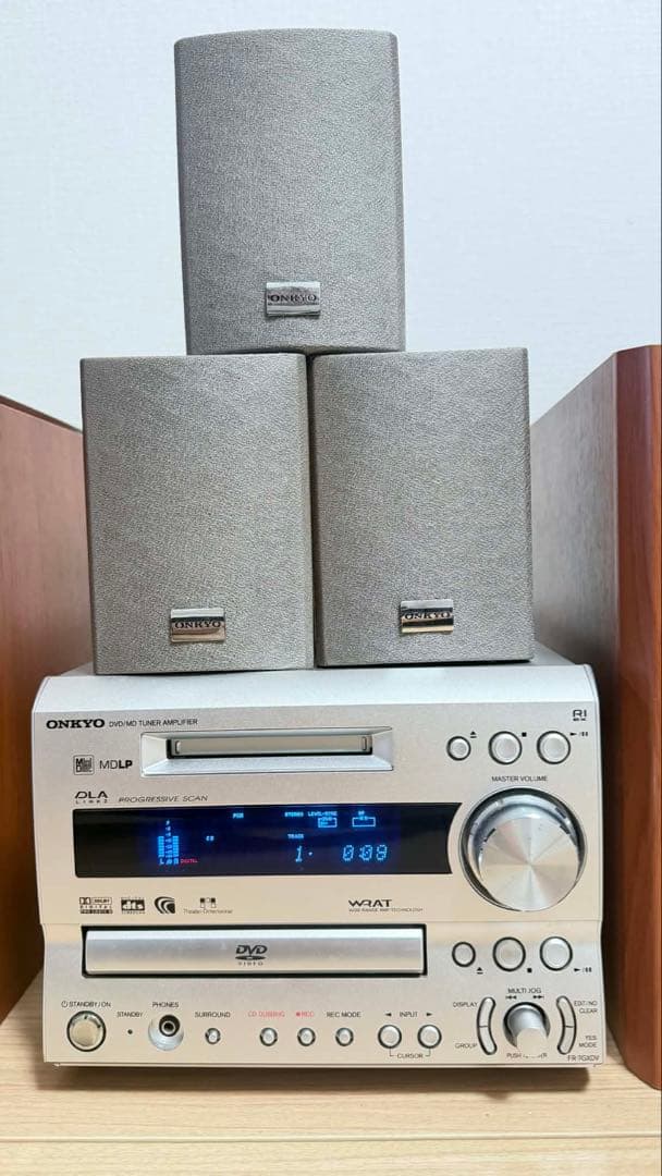 未開封シュリンク付き ONKYO CD・MD・カセットデッキ 5スピーカー 未