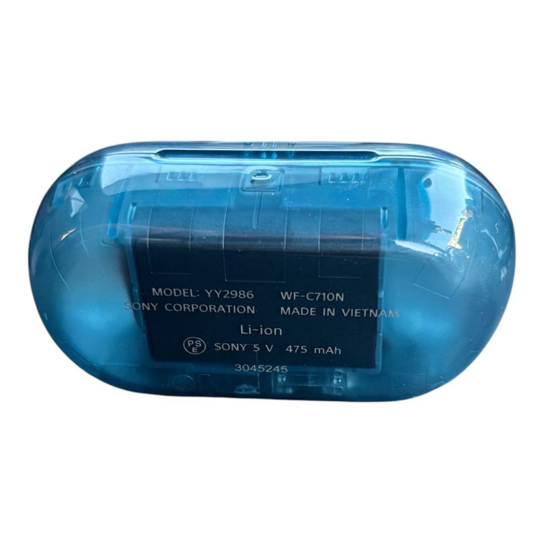 美品】SONY WF-C710N グラスブルー 充電ケースのみ - メルカリ