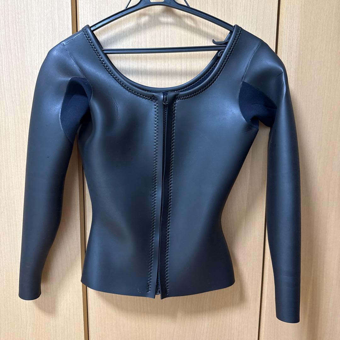 日本製 長袖タッパー ブラック CRAFTSMAN WETSUITS 1.5MM 長袖タッパー ノンジップ ロングスリーブ