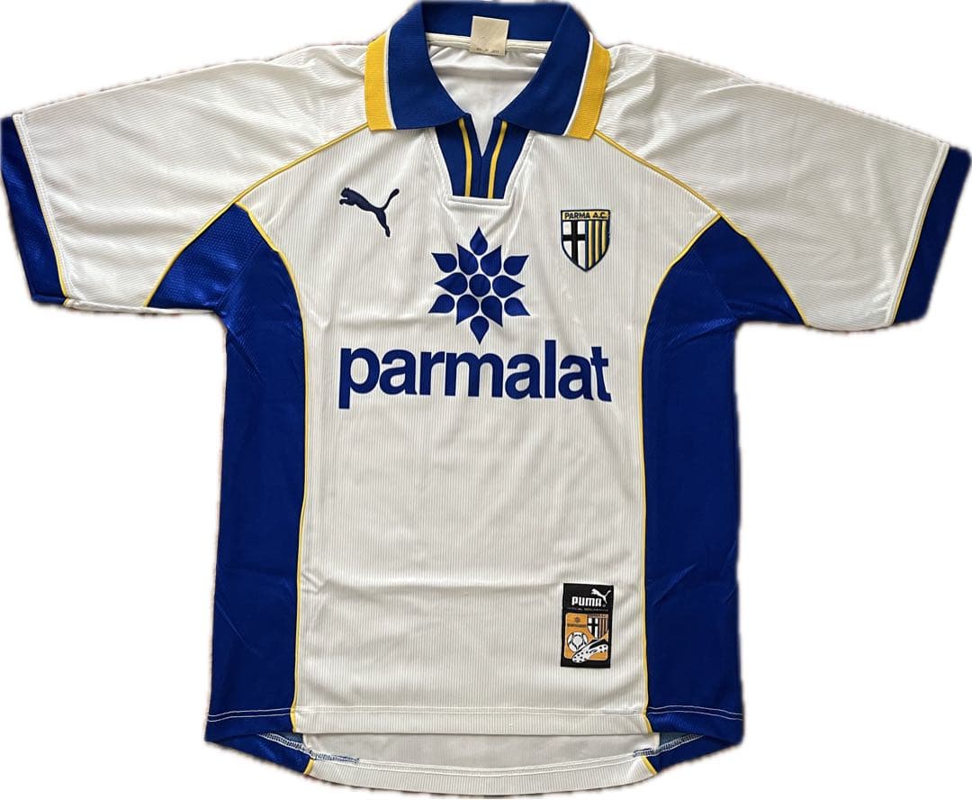 パルマ Puma Parma A.C. シャツ 1995-1996-1997 Parma AC Jersey Shirt Maglia Away Yellow parmalat