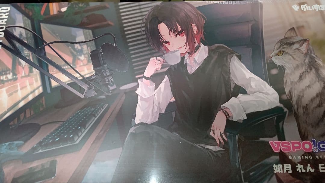 鯖*様 VSPO! GEAR ぶいすぽっ！　ゲーミングキーボード 第1弾　如月れ ぶいすぽっ！初の公式ブランド「VSPO! GEAR」から、本格的なゲーミング