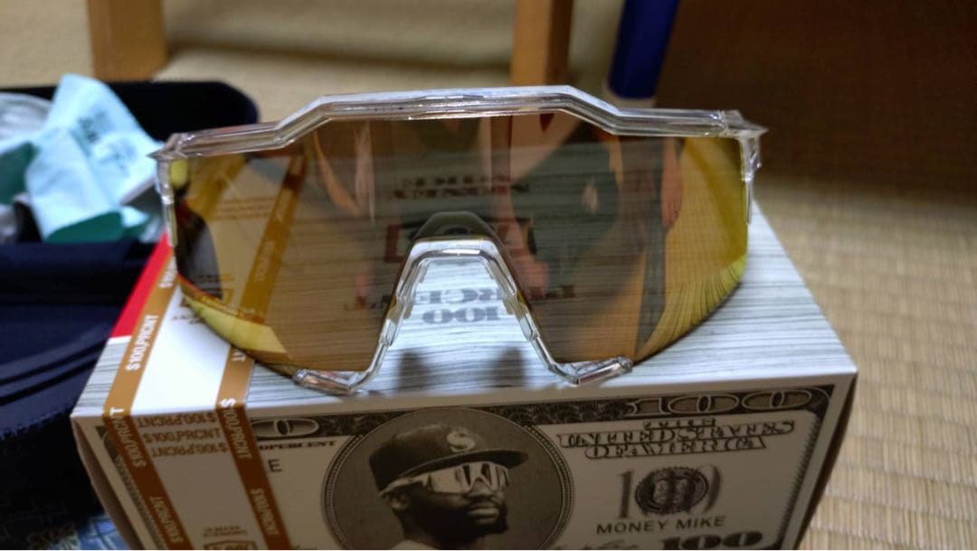 100% サングラス speedcraft マイケル・ハリス2世 グッさん 100%(ワンハンドレッド) スポーツサングラス マイケル・ハリス2世