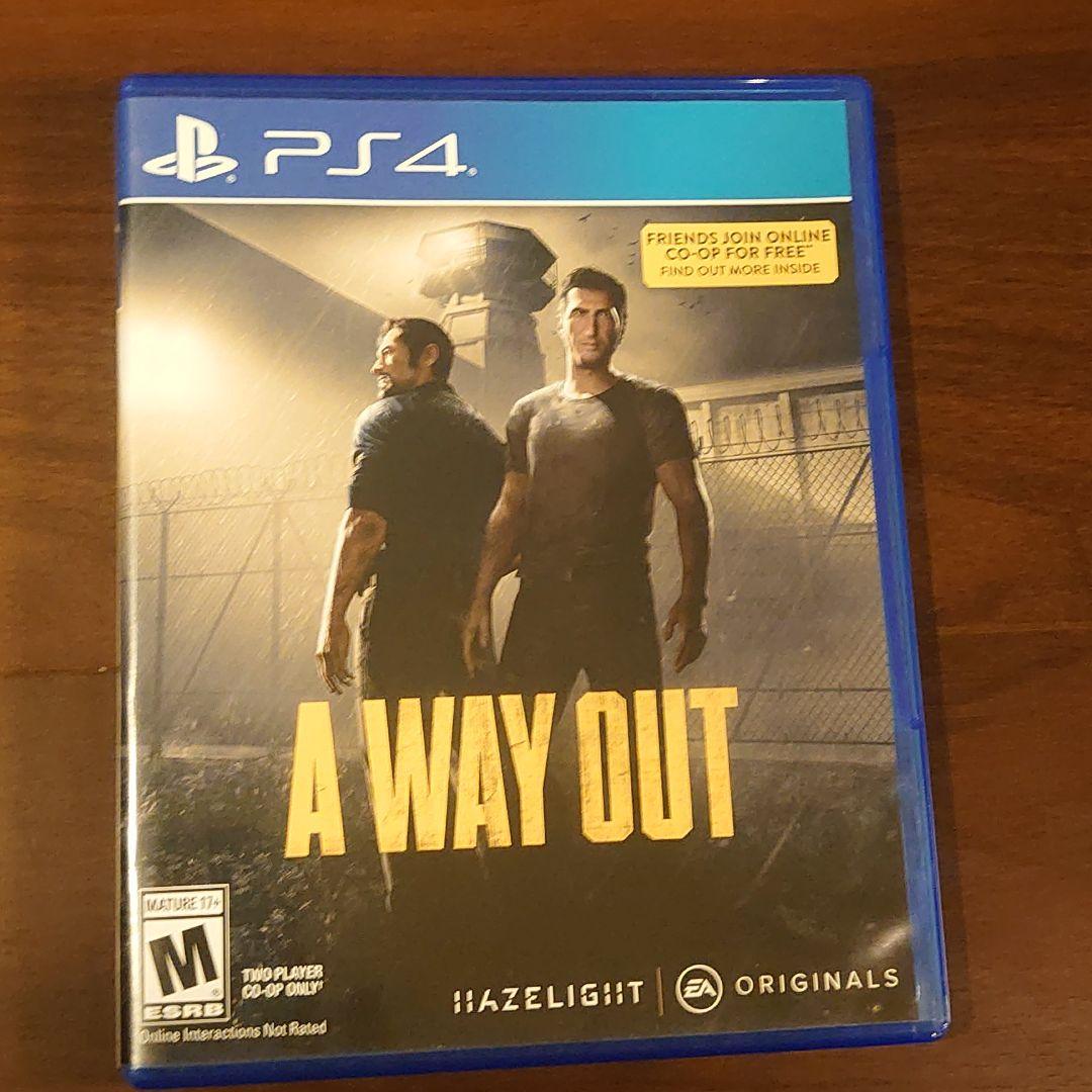 超希少☆日本未入荷☆PS4 北米版　A WAY OUT　アウェイアウト 新品】A Way Out アウェイアウト PS4 輸入 北米版 : 海外ゲーム専門店