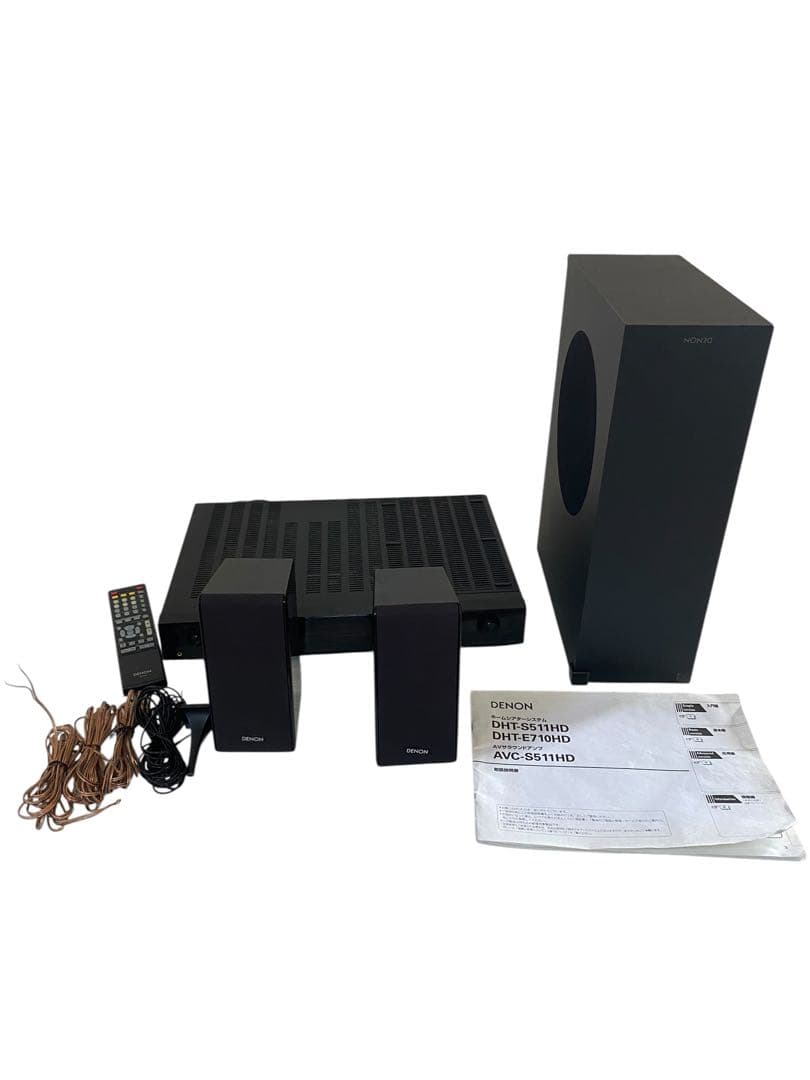 DENON ホームシアター AVC-S511HD スピーカー一式 - メルカリ