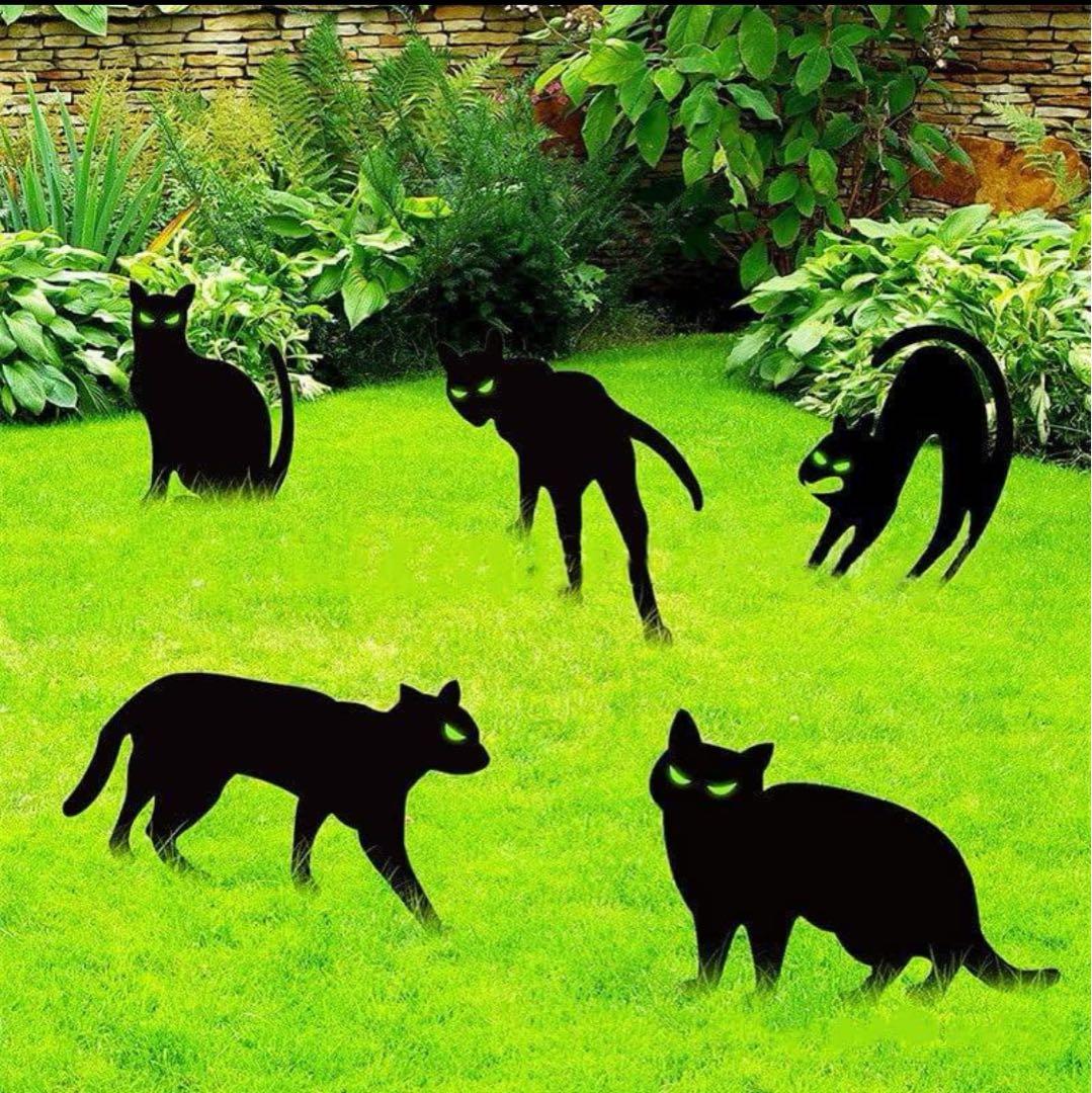 黒猫 ハロウィン デコレーション アウトドア ハロウィン 黒猫 庭