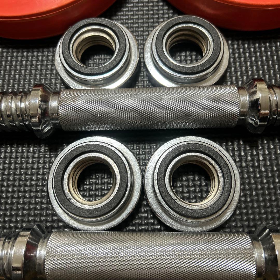 IROTEC アイロテック)ラバー ダンベル20KG シャフトセット10kg×2