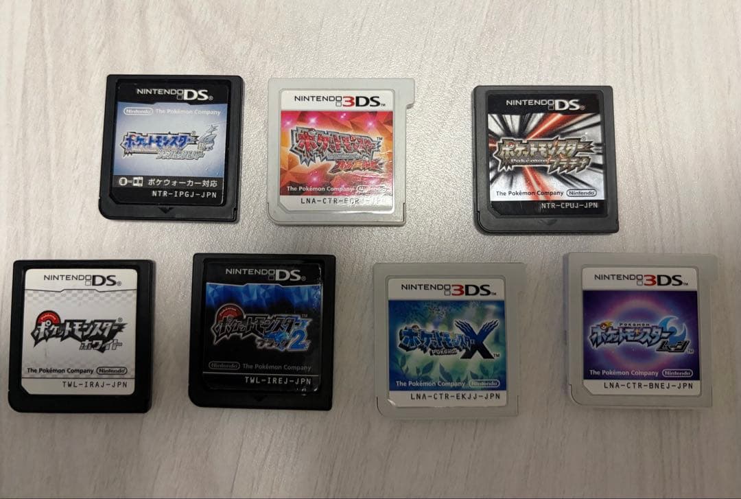 ポケットモンスター DS ソフトセット おまけ・ソフトケース付 3ds ds ソフト カセット セット ポケモン おまけ付き 動作確認済み