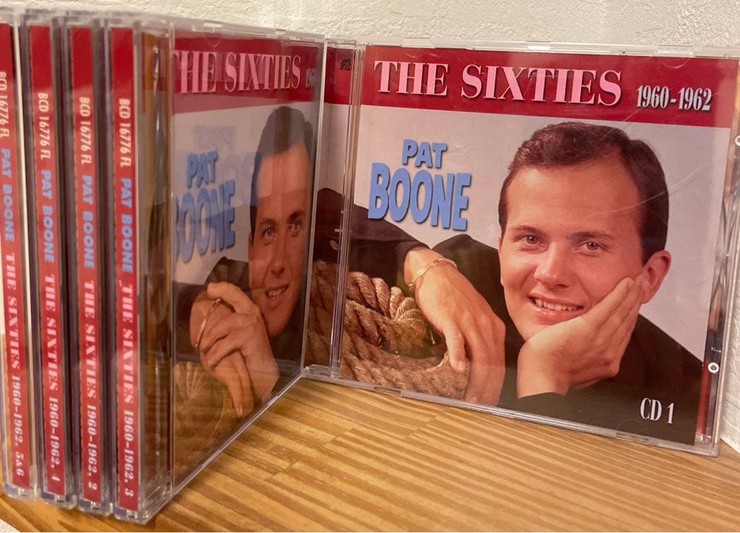 PAT BOONE THE SIXTIES 1960-1962 CDセット 希少 Pat Boone Box set: The Sixties 1960-1962 (6-CD Deluxe Box Set