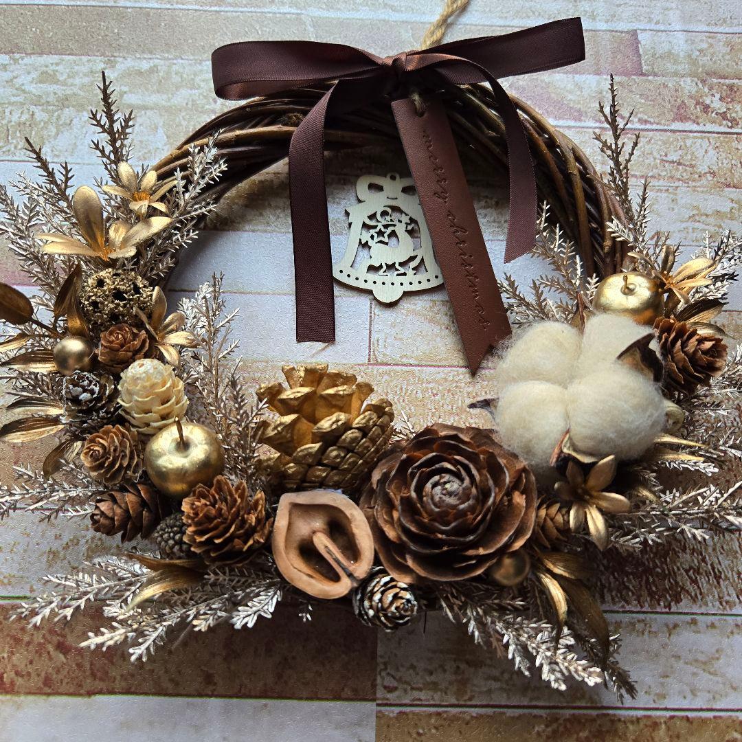 クリスマスリース 30cm×24cm Xmas - メルカリ